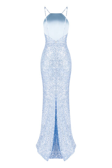 Evening dress with open back